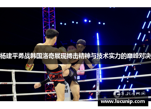 杨建平勇战韩国洛奇展现搏击精神与技术实力的巅峰对决